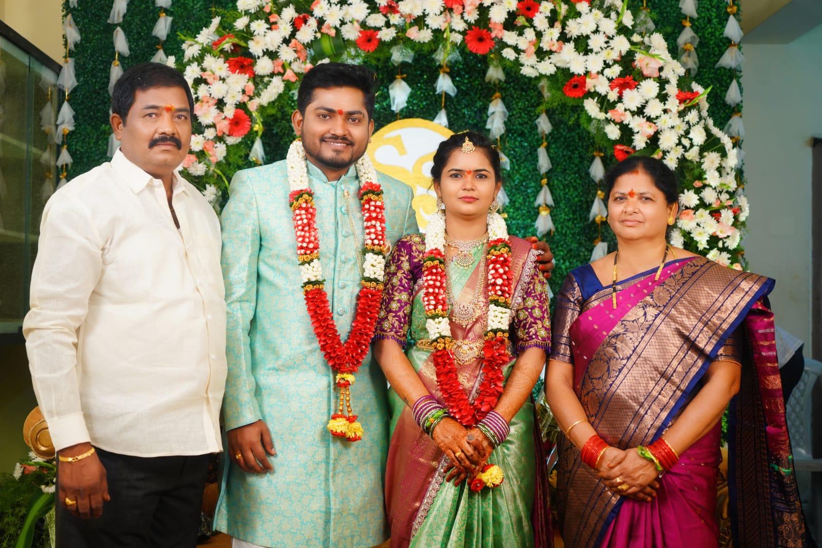 Reception family portrait